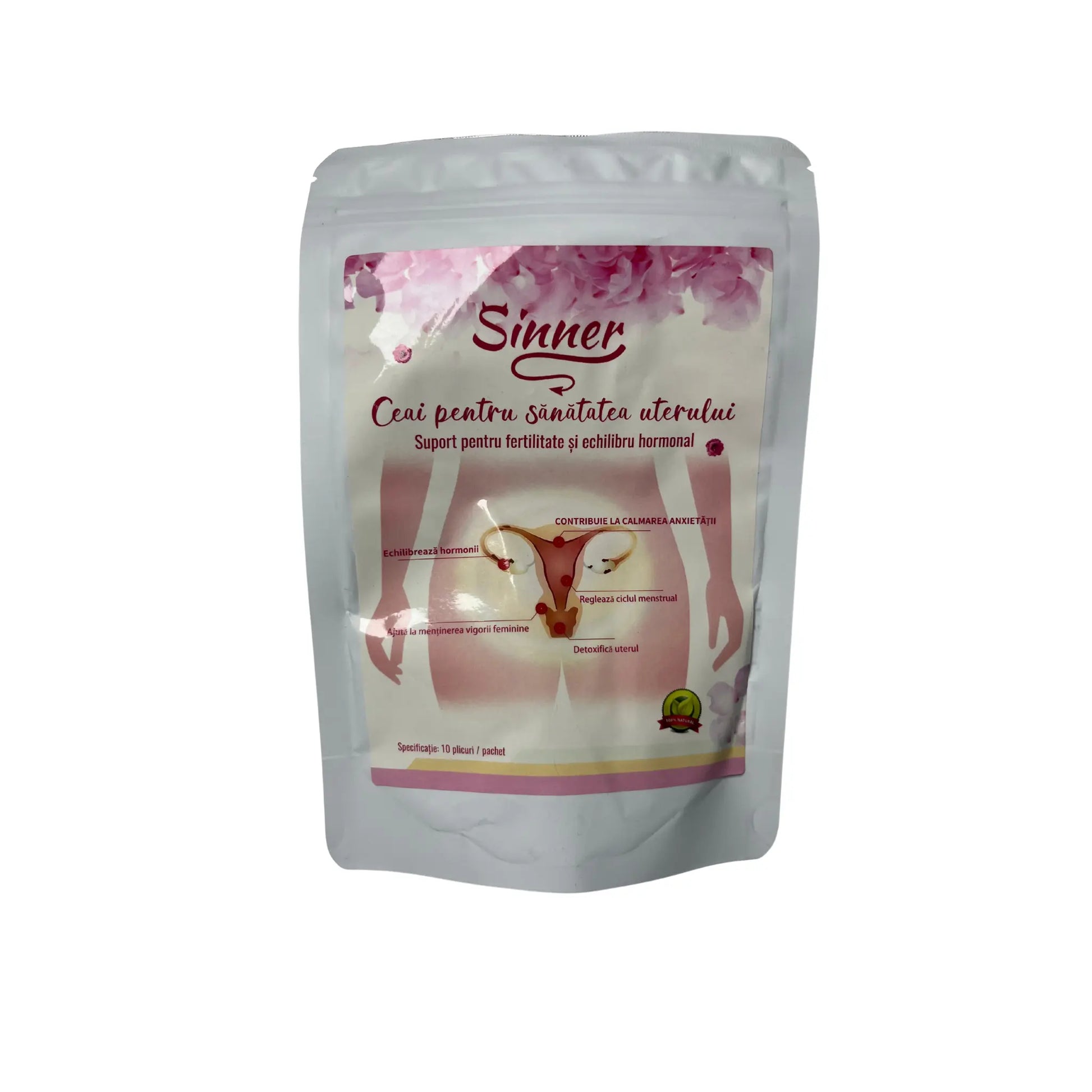 Ceai pentru sănătatea uterului - 10 plicuri Sinner